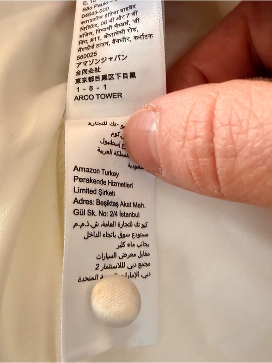 NWT lucyswhims x The Drop Ivory Button‑Up Blouse – Size L - Picture 12 of 14